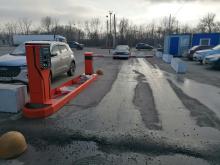 одноуровневый выезд автопарковки